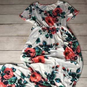 Gorgeous roses dress perfect for Mother’s Day
